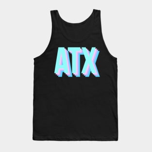 ATX in blue Tank Top